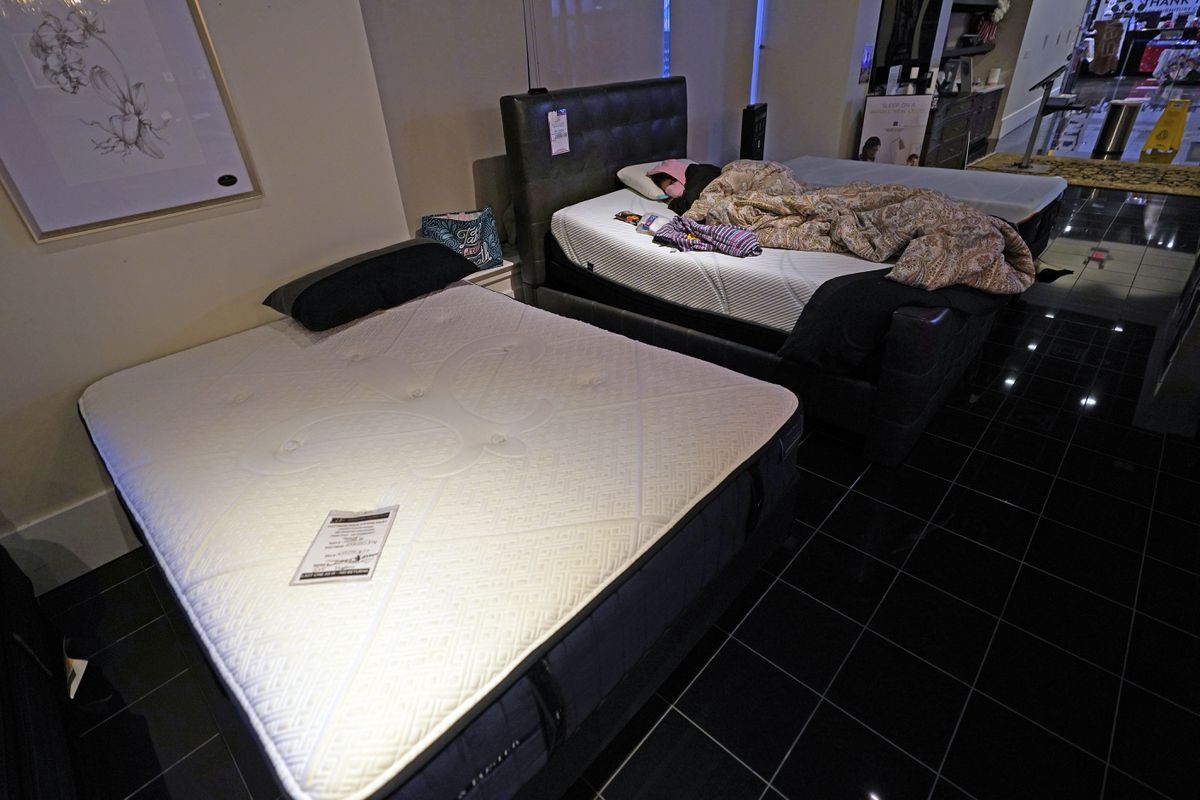 ‘Mattress Mack’ opens Texas furniture stores to residents
struggling with wintry weather 1 ‘Mattress Mack’ opens Texas furniture stores to residents
struggling with wintry weather 1