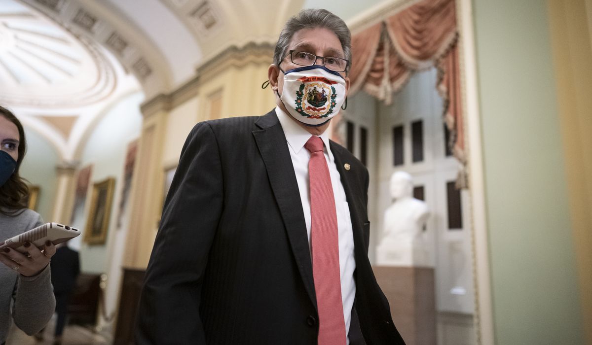 Joe Manchin supports $11 minimum wage in coronavirus relief
package 1