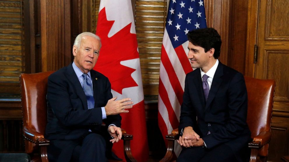 Coronavirus forces Biden to forgo pomp for US-Canada
meeting 1
