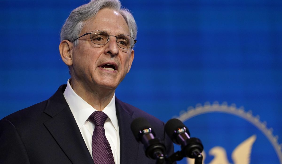 Merrick Garland decries 'heinous' Capitol riot, vows to
oversee prosecutions if confirmed as AG 1