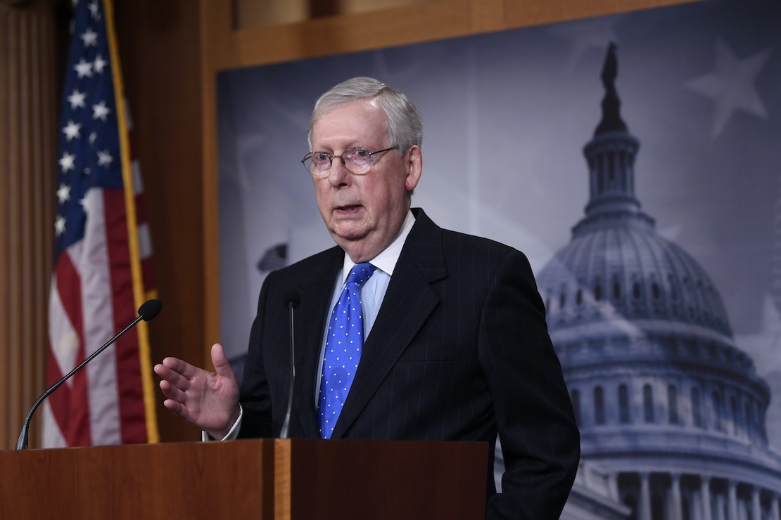 McConnell Will Oppose Formation of Pelosi's Commission on
Capitol Riots 1