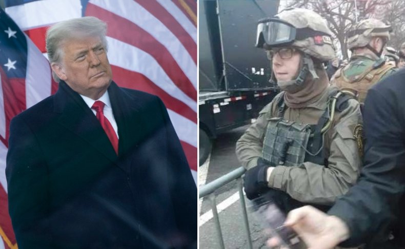Capitol Riot 'Oath Keeper' Seeks Release From Custody,
Claiming Trump Led Insurrection 1
