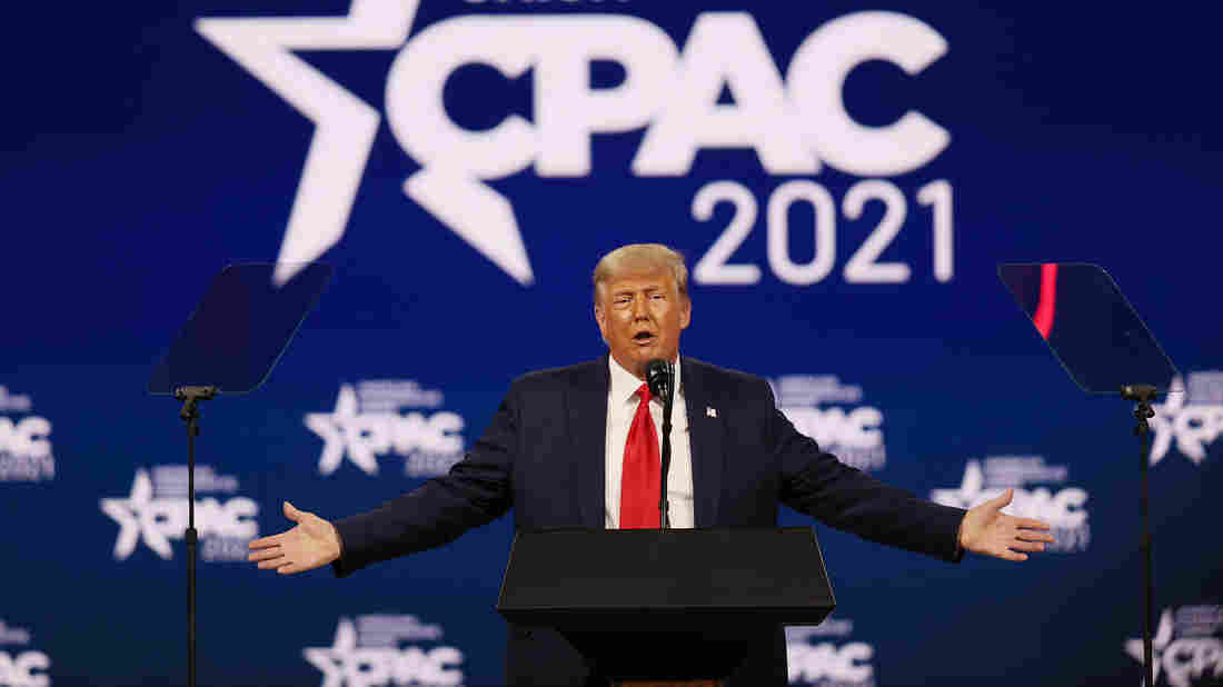 Trump Blasts Biden In His 1st Speech Since Leaving
Office 1