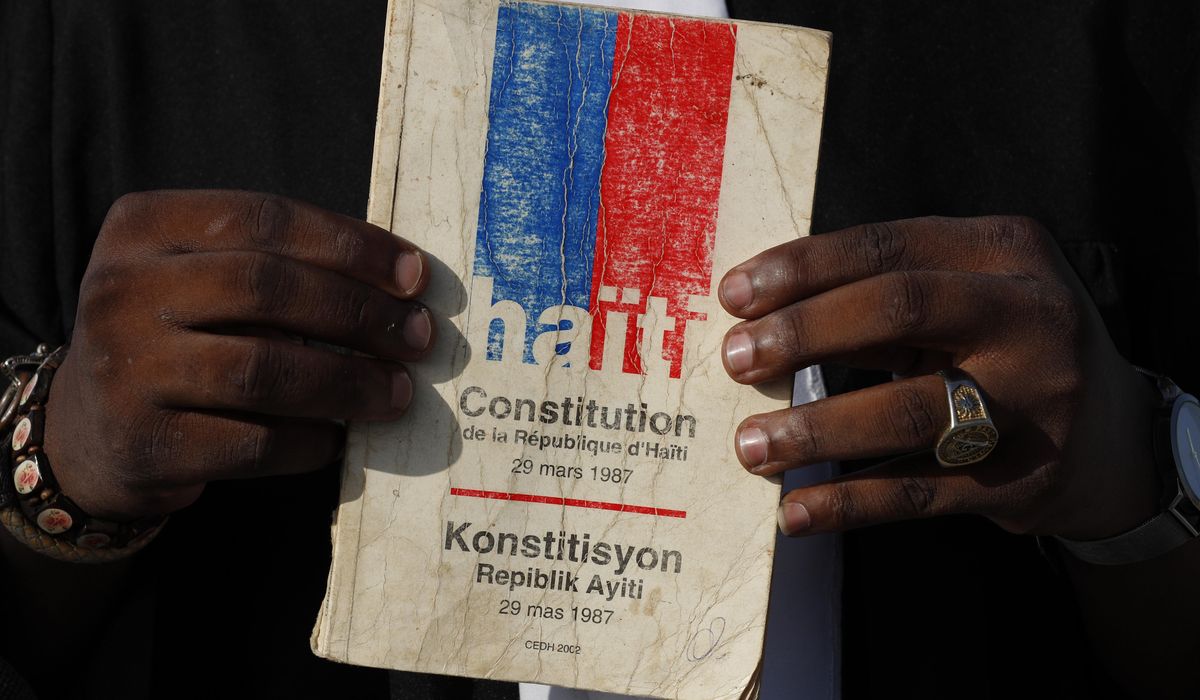 Haiti opens debate on proposed constitutional
changes 1