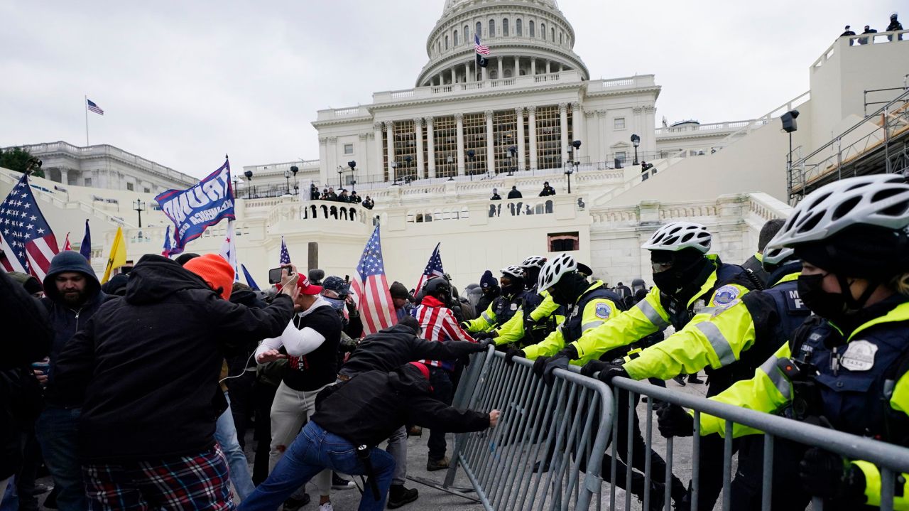 Cascade of failures left Capitol exposed to Trump rioters,
senators told 1