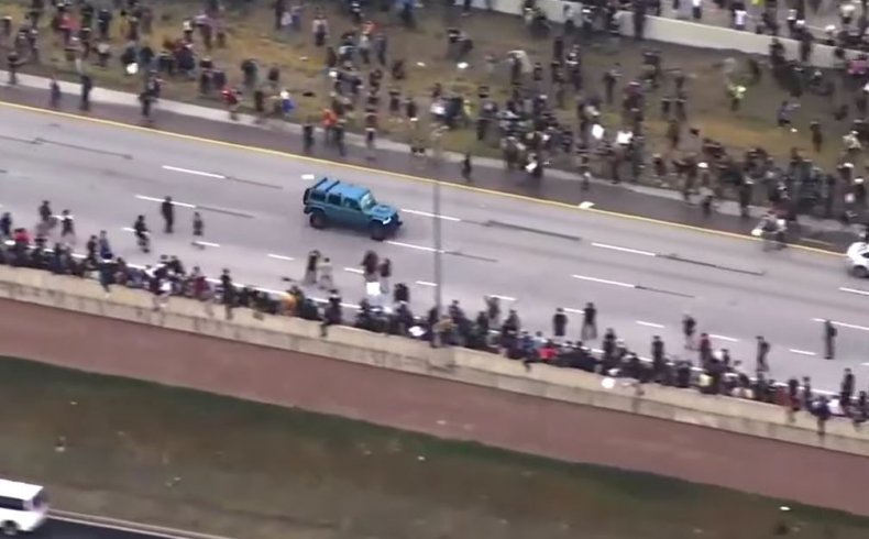 Republicans Push Anti-Protest Laws in 25 States, Protect
Drivers Who Hit Demonstrators 1
