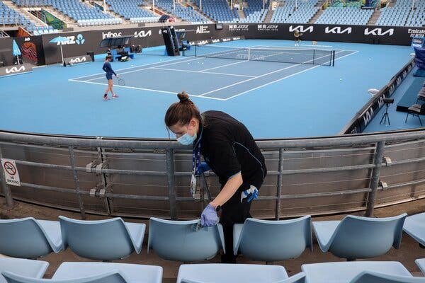 For Melburnians, the Australian Open Tests Anxieties About
the Virus 1