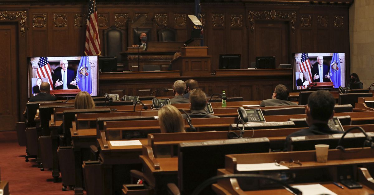 Wisconsin GOP repeals governor’s statewide mask
mandate 1