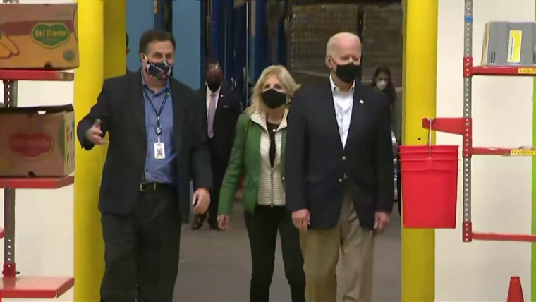 Biden says ICE will not target undocumented immigrants at
Covid-19 vaccination sites 1
