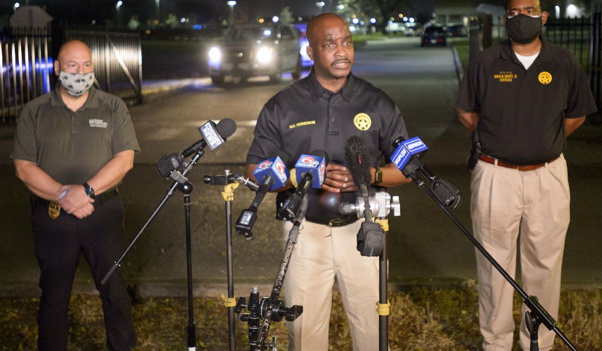 Officer fatally shot outside New Orleans high school
game 1