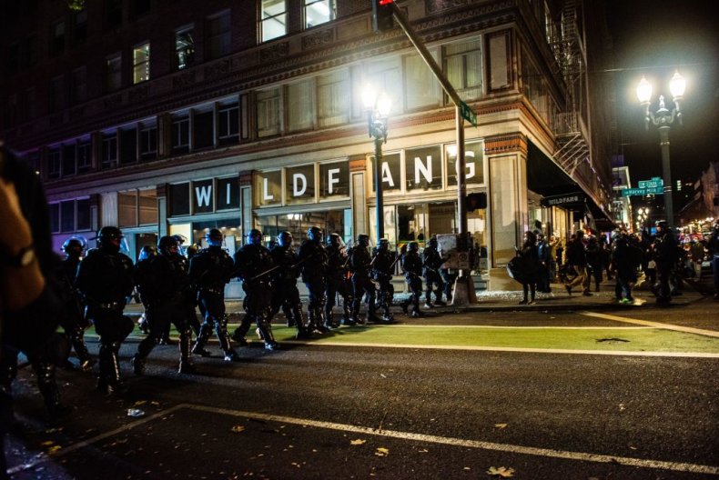 Portland Protesters Have Caused $2.3 Million in Damage to
Federal Buildings 1