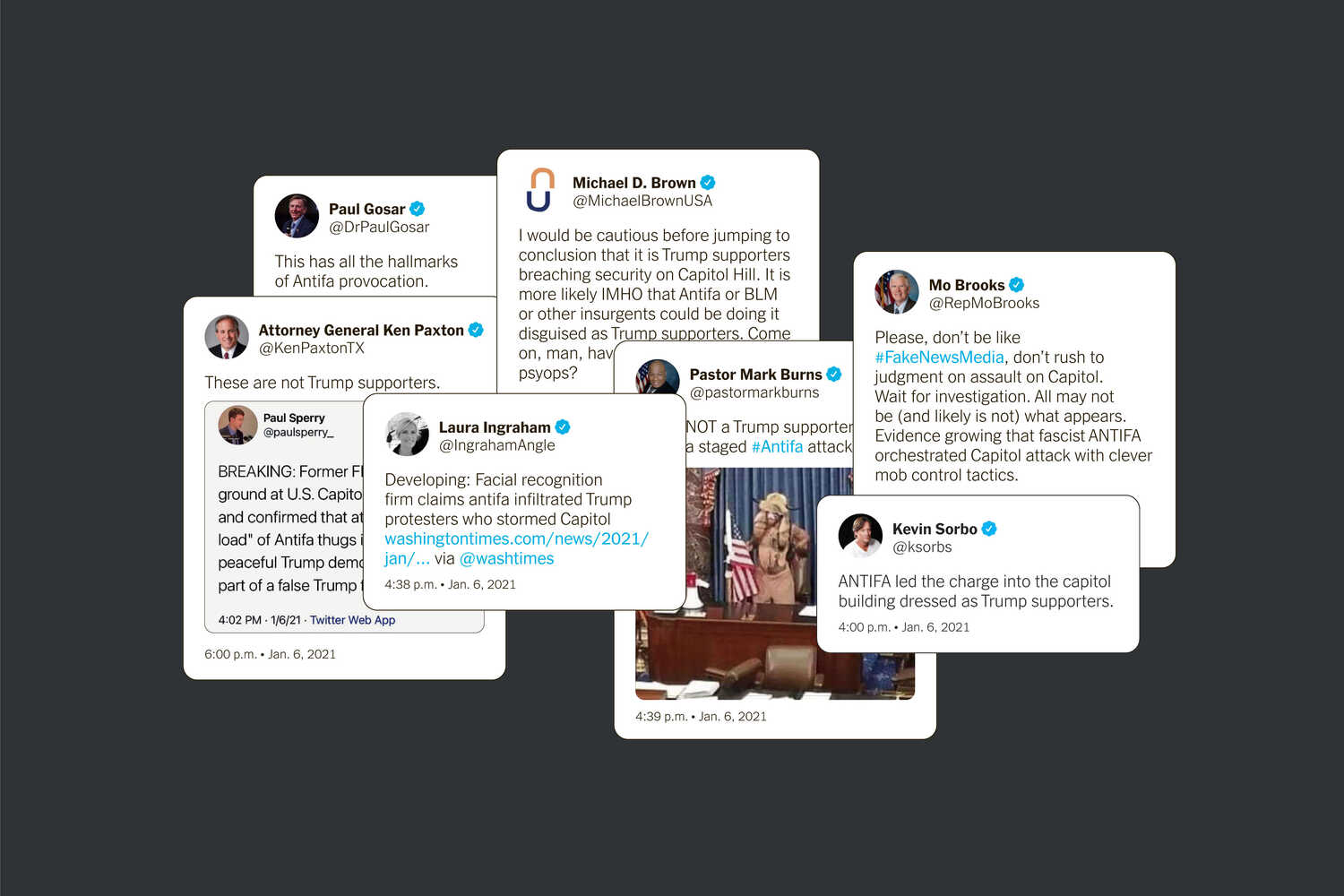 How Pro-Trump Forces Pushed a Lie About Antifa at the
Capitol Riot 1