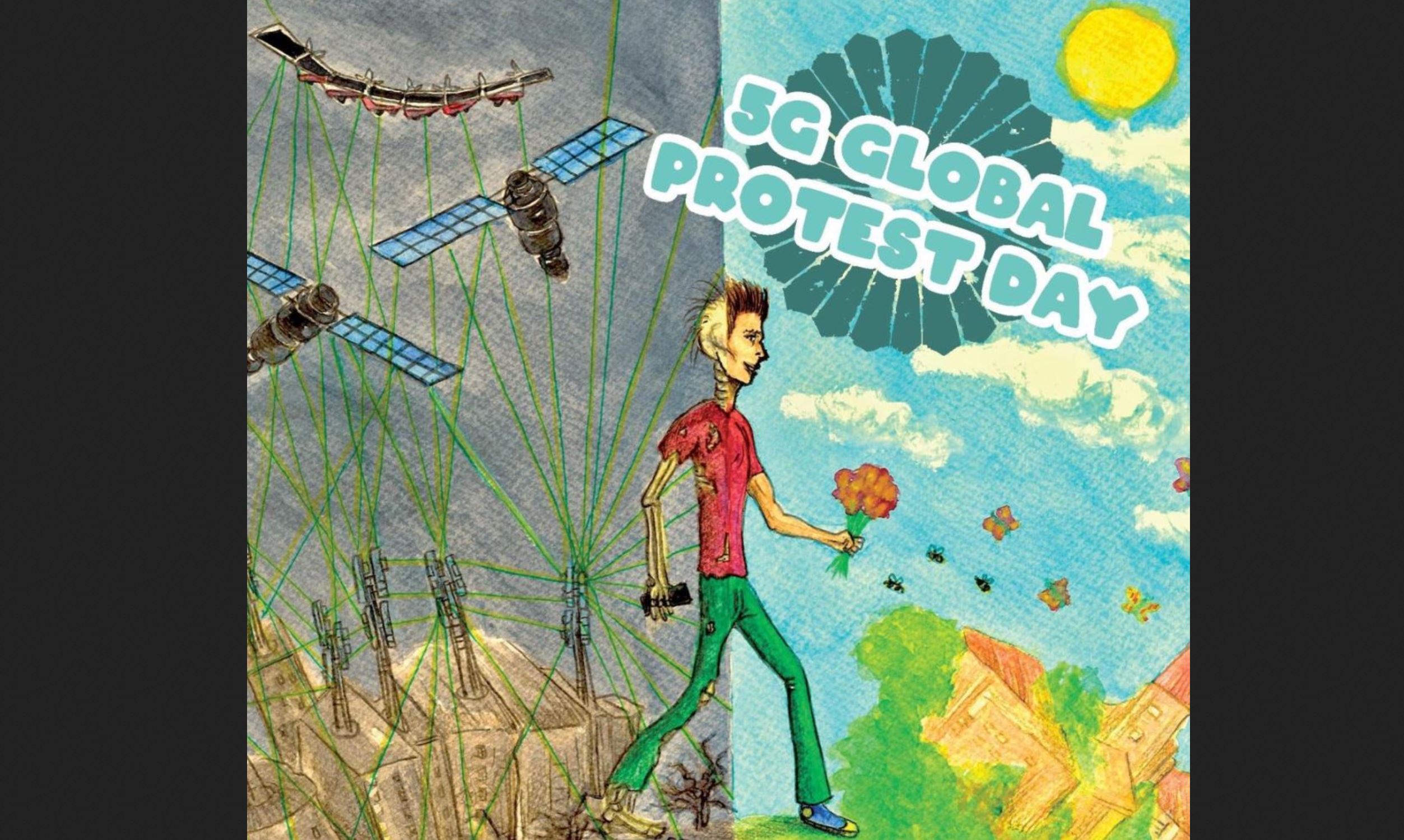 Kids Invited to Submit Art for the 5G Global Protest Day of
Action; Pictures, Poems, Songs, Choreographed Videos, etc. 1