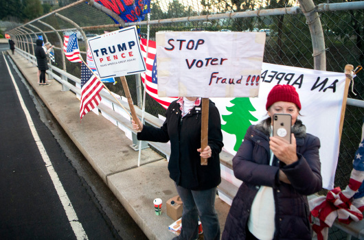 Lafayette officially asks state to step in during Trump
protests 1