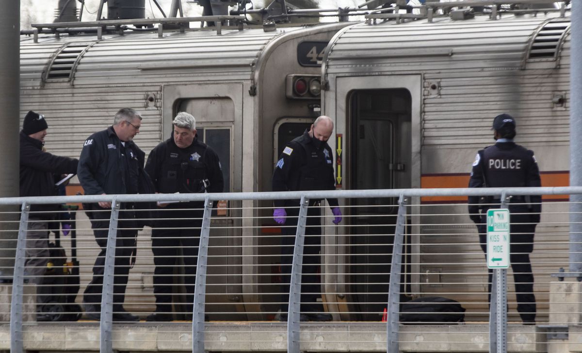 Man shot in confrontation with rail police officer on South
Shore Line in Hegewisch neighborhood 1 Man shot in confrontation with rail police officer on South
Shore Line in Hegewisch neighborhood 1
