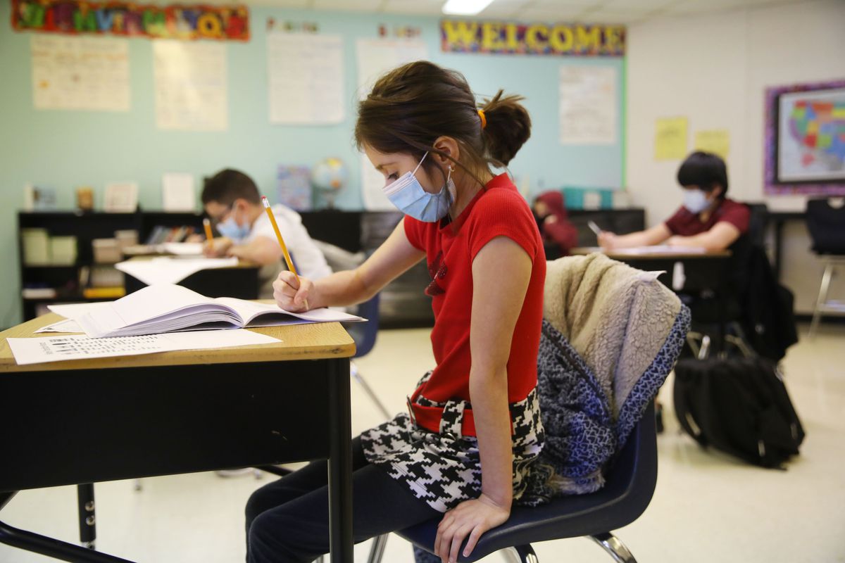 Schools can’t skip standardized tests this spring, Biden
administration says. But Illinois educators want a pass because of
pandemic disruptions. 1 Schools can’t skip standardized tests this spring, Biden
administration says. But Illinois educators want a pass because of
pandemic disruptions. 1