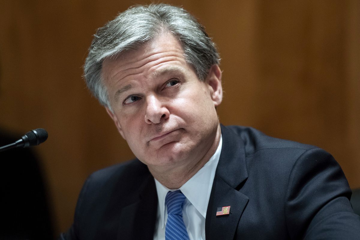WATCH LIVE: FBI Director Christopher Wray denounces
‘violence and destruction’ of Capitol riot in Senate
hearing 1