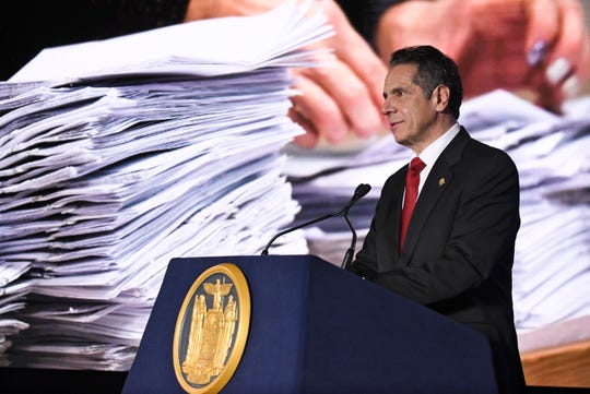 Cuomo chastised others for obscuring COVID-19 information.
Now he's accused of the same. 1