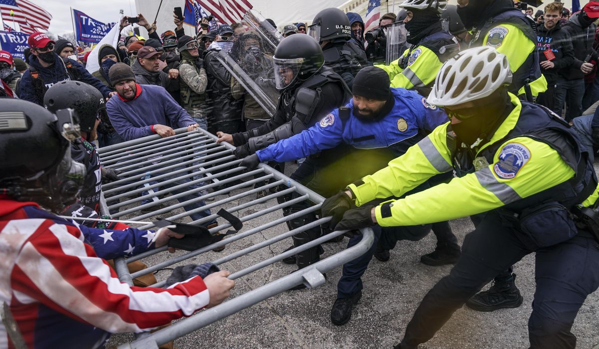Trump says Capitol rioters posed 'zero threat' to
lawmakers 1