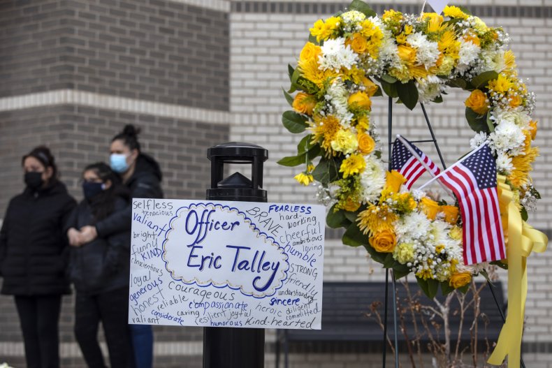 Officer Eric Talley Would Have Been 'Deeply Offended' if
Used for Gun Control Push, Dad Says 1
