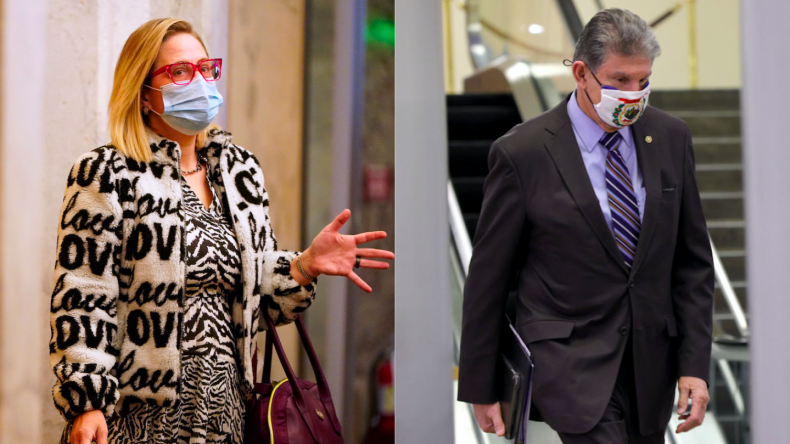 Joe Manchin and Kyrsten Sinema Open to $11 Minimum Wage, But
Other Dems Less Willing to Compromise 1
