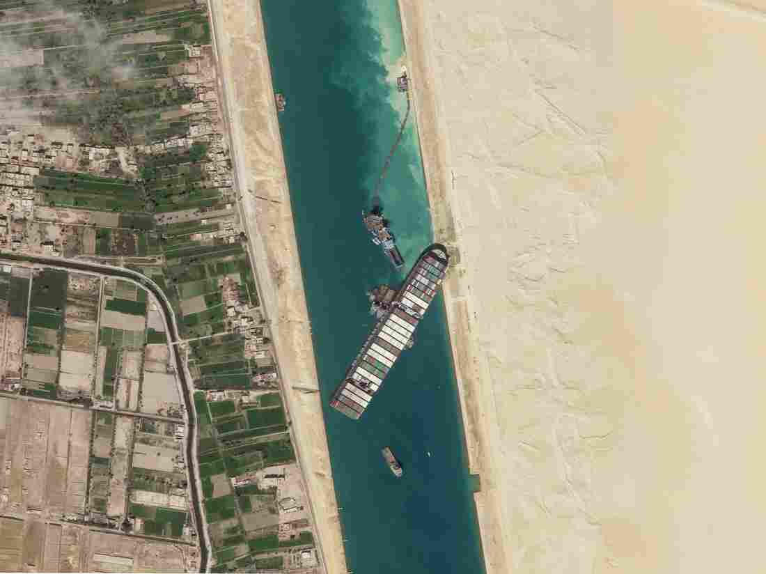 Ever Given Partially Afloat As Salvage Teams Race To Reopen
Suez Canal 1