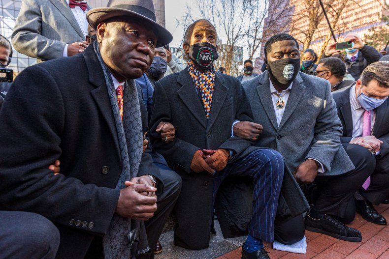 George Floyd's Family Marks First Day of Derek Chauvin Trial
by Kneeling for 8 Minutes 1