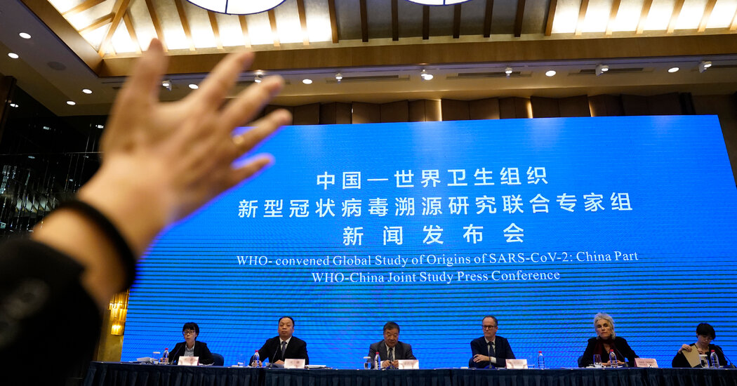 Coronavirus Origins Remain Unclear in W.H.O.-China
Inquiry 1