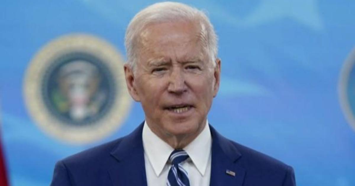 Biden says most adults should be eligible for COVID-19
vaccine by April 19 1