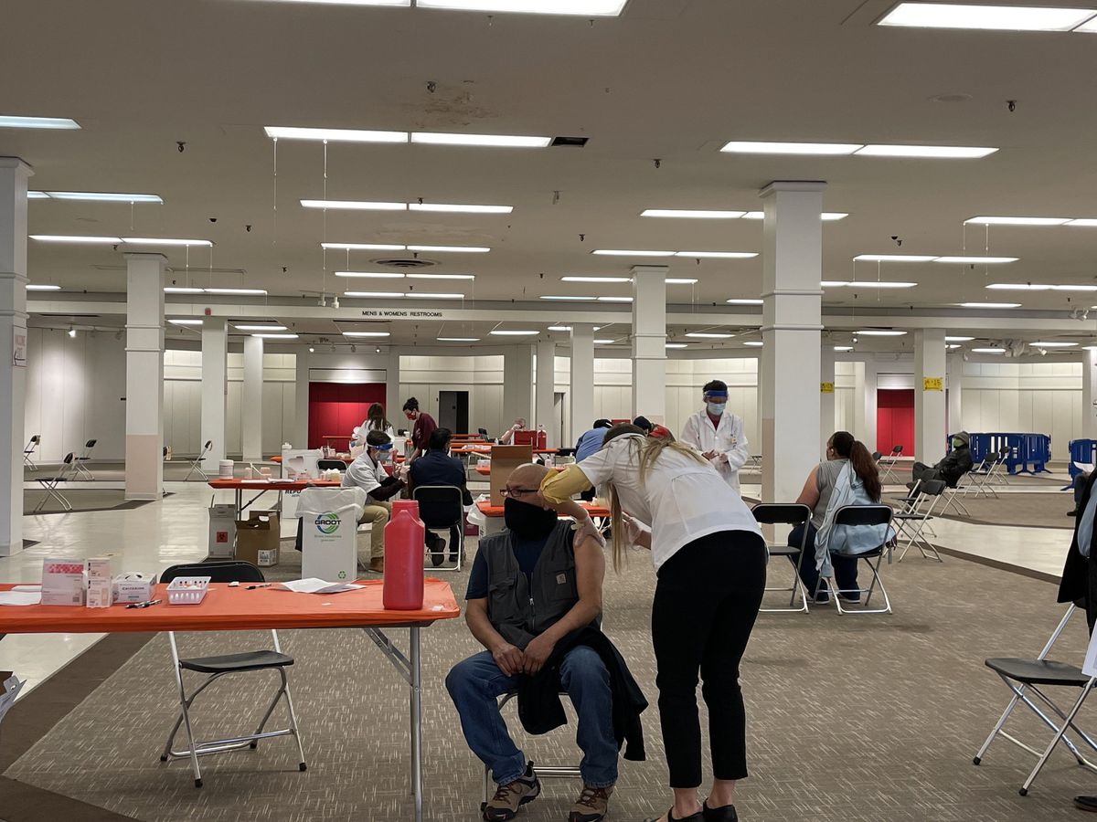 Aurora facility to become state-run COVID-19 vaccination
site Friday 1 Aurora facility to become state-run COVID-19 vaccination
site Friday 1
