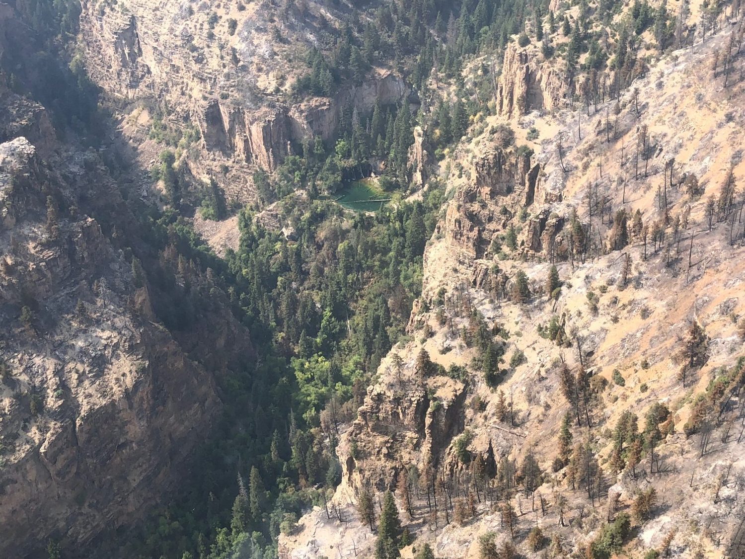 Forest service to open area closed by Grizzly Creek fire,
including Hanging Lake 1