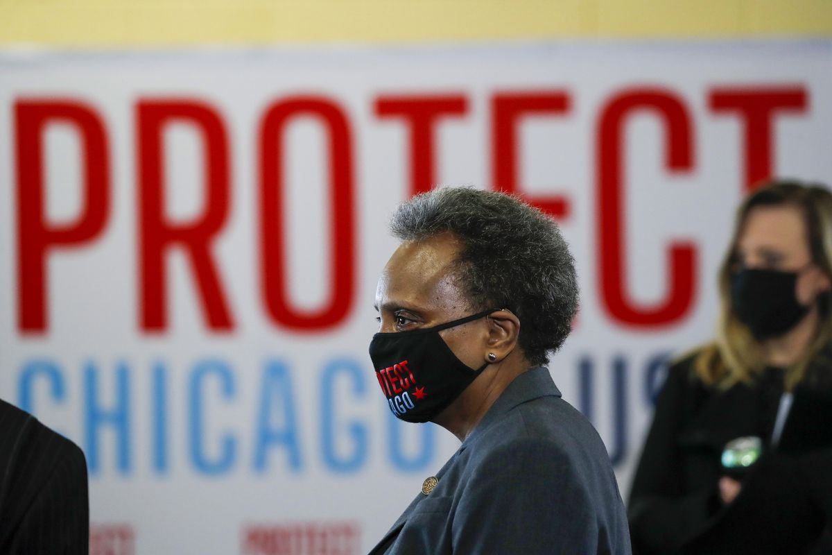 As Chicago sees ‘quantum leap’ in coronavirus cases, Mayor
Lori Lightfoot says more significant reopening will have to
wait 1 As Chicago sees ‘quantum leap’ in coronavirus cases, Mayor
Lori Lightfoot says more significant reopening will have to
wait 1