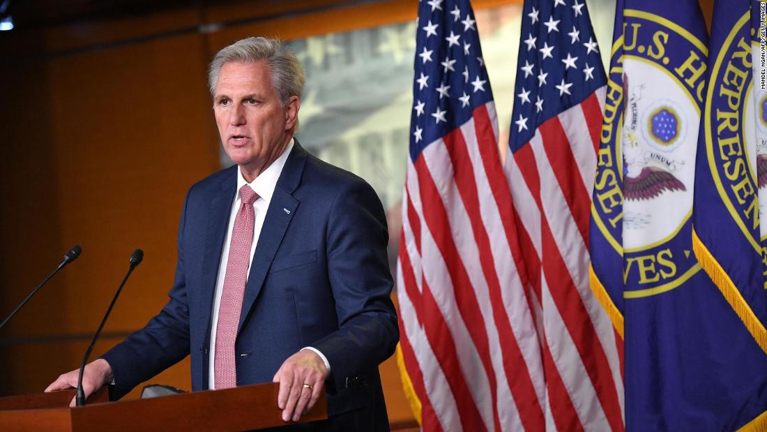 House Minority Leader McCarthy found out he had Covid-19 and
didn't know it 1