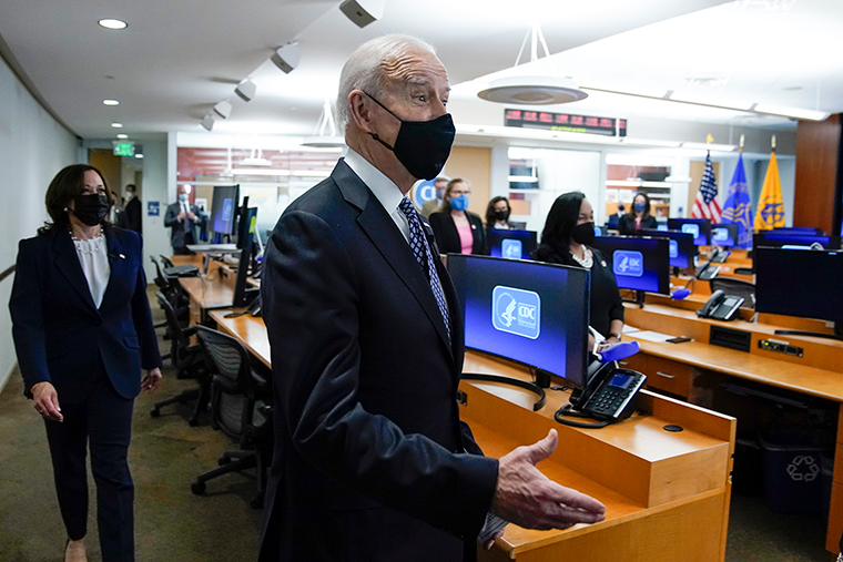 Biden thanks CDC staff for work fighting Covid-19: 'We owe
you a gigantic debt of gratitude' 1