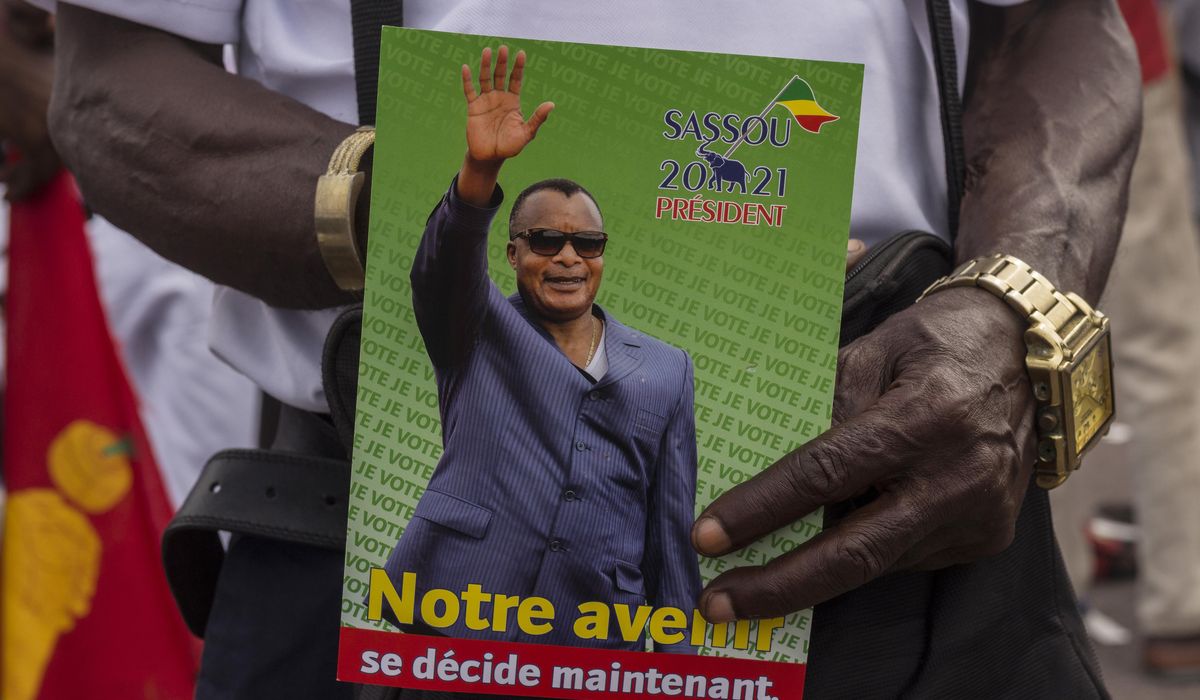 Republic of Congo candidate hospitalized with
COVID-19 1