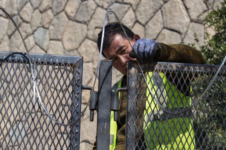 Photos Show Capitol Fencing, Razor Wire Being Removed—73
Days After Rioting 1