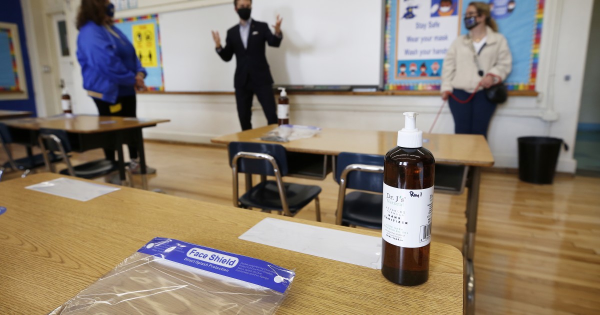 California adopts 3-foot-spacing rule for classrooms,
changing reopening equation 1