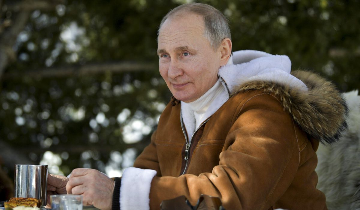 Putin to get coronavirus vaccine shot in Russia on
Tuesday 1