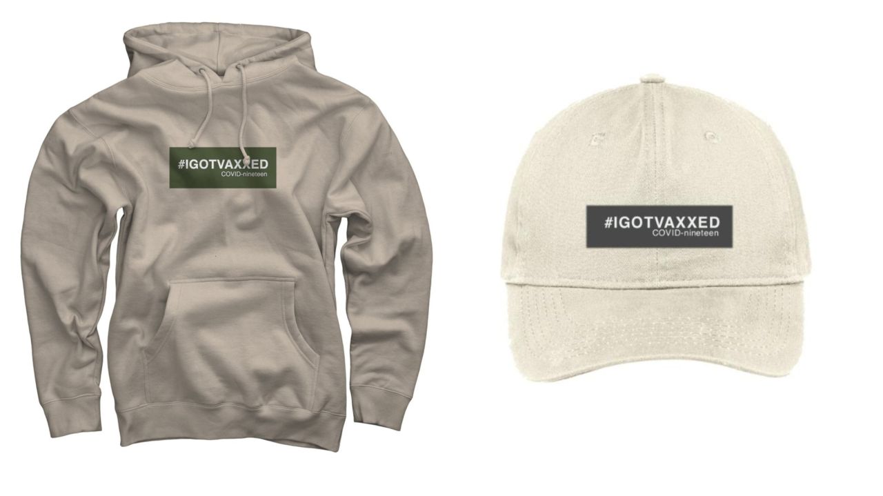 Long Islander designs COVID-19 vaccine apparel to 'spark
action' 1
