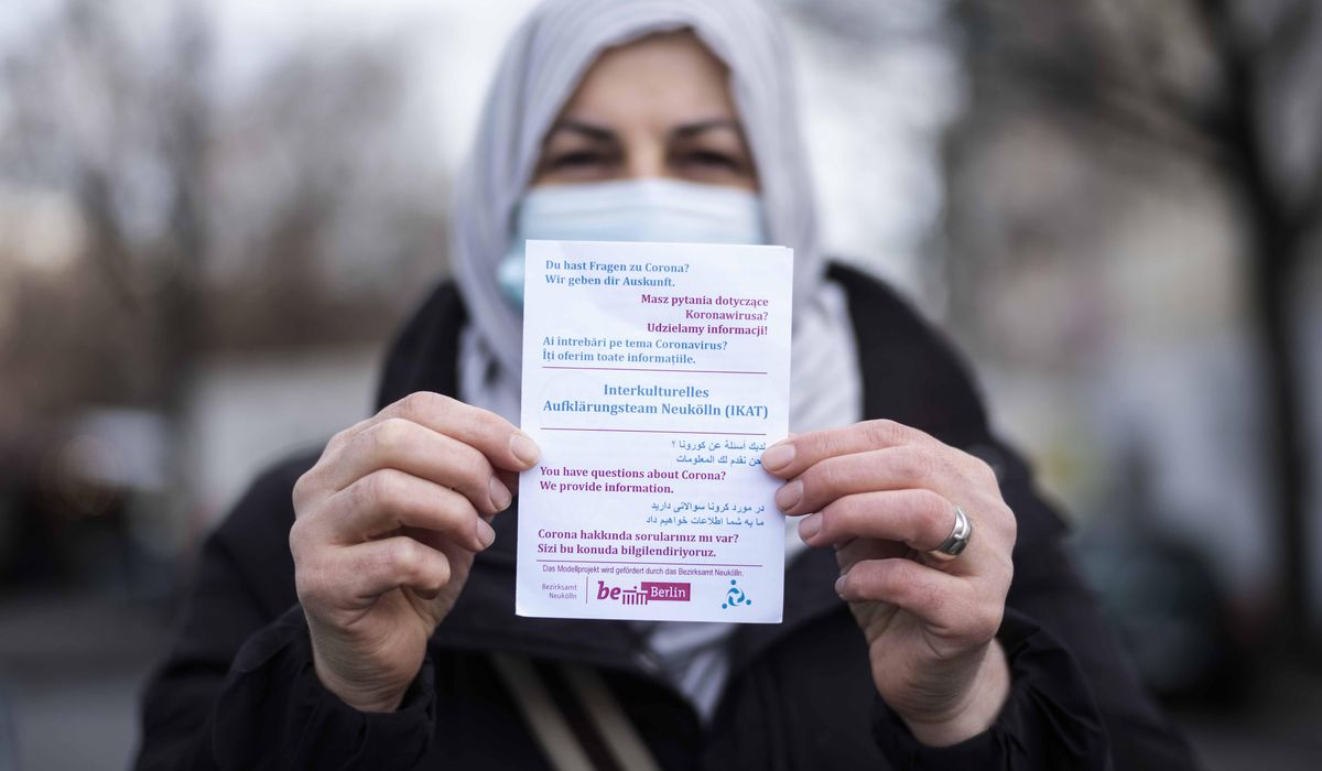 Multilingual team helps Berlin immigrants fight
coronavirus 1