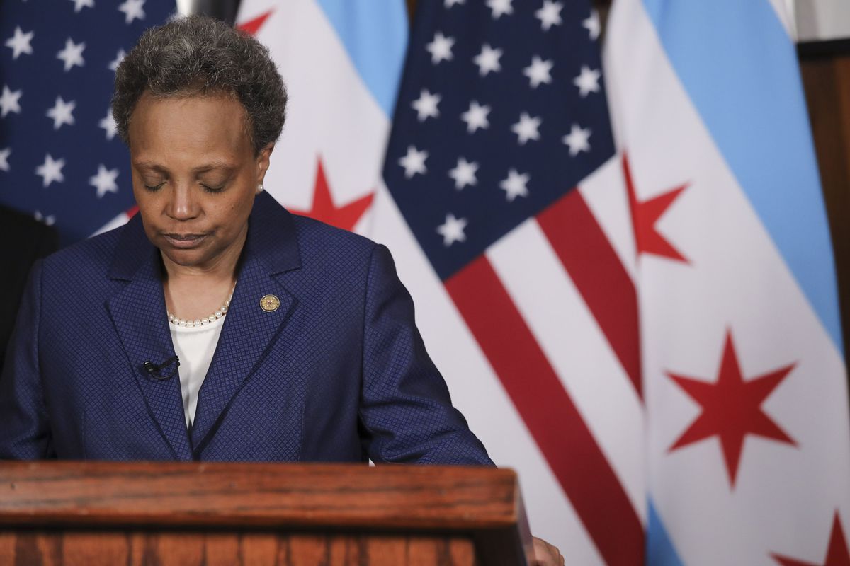 The Spin: Mayor Lightfoot says ‘we’ll close back down’ if
uptick in COVID-19 cases leads to surge | Pritzker signs law to
study reparations as Evanston OKs first step in municipal program |
Rep. Ford quits Loretto Hospital board over vaccine rollout 1 The Spin: Mayor Lightfoot says ‘we’ll close back down’ if
uptick in COVID-19 cases leads to surge | Pritzker signs law to
study reparations as Evanston OKs first step in municipal program |
Rep. Ford quits Loretto Hospital board over vaccine rollout 1