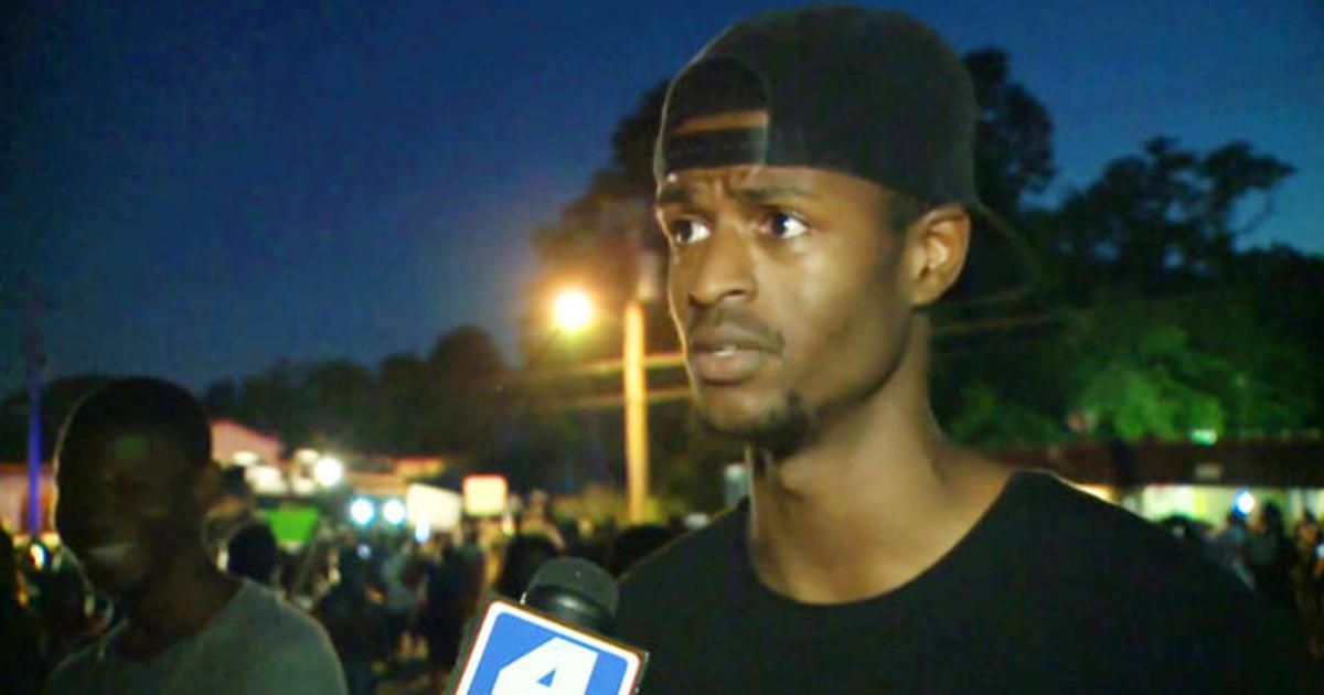 Protester interview interrupted by police tear gas in
Missouri 1