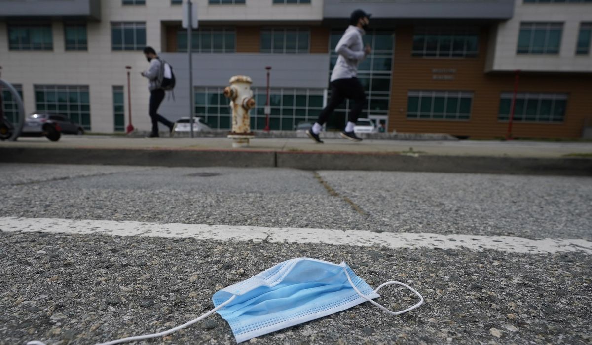 California groups track face masks, gloves bound for
ocean 1