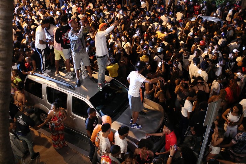 Florida's Spring Break Hot Spots Reporting Slight Increases
in COVID-19 Cases 1
