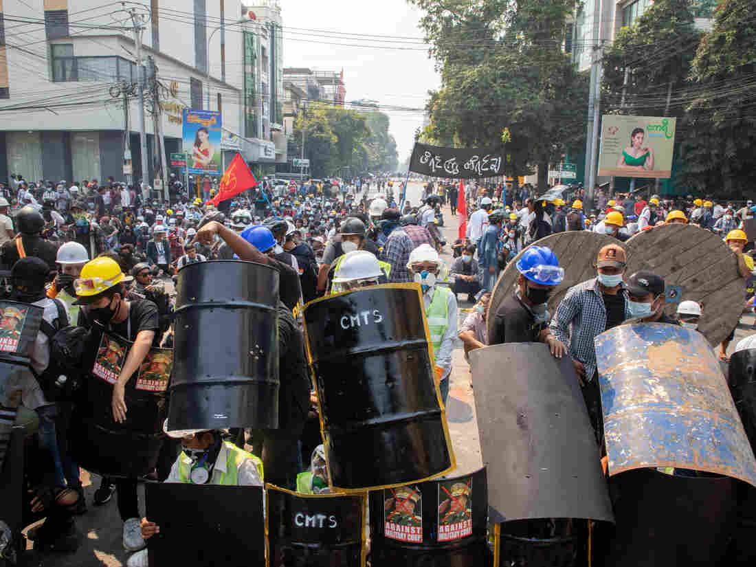 At Least 6 Protesters Killed In Latest Myanmar
Unrest 1