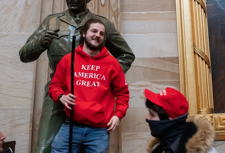 Grayson Sherrill, Capitol Rioter Seen in 'Keep America
Great' Top, Gets Turned In by His Own Family 1