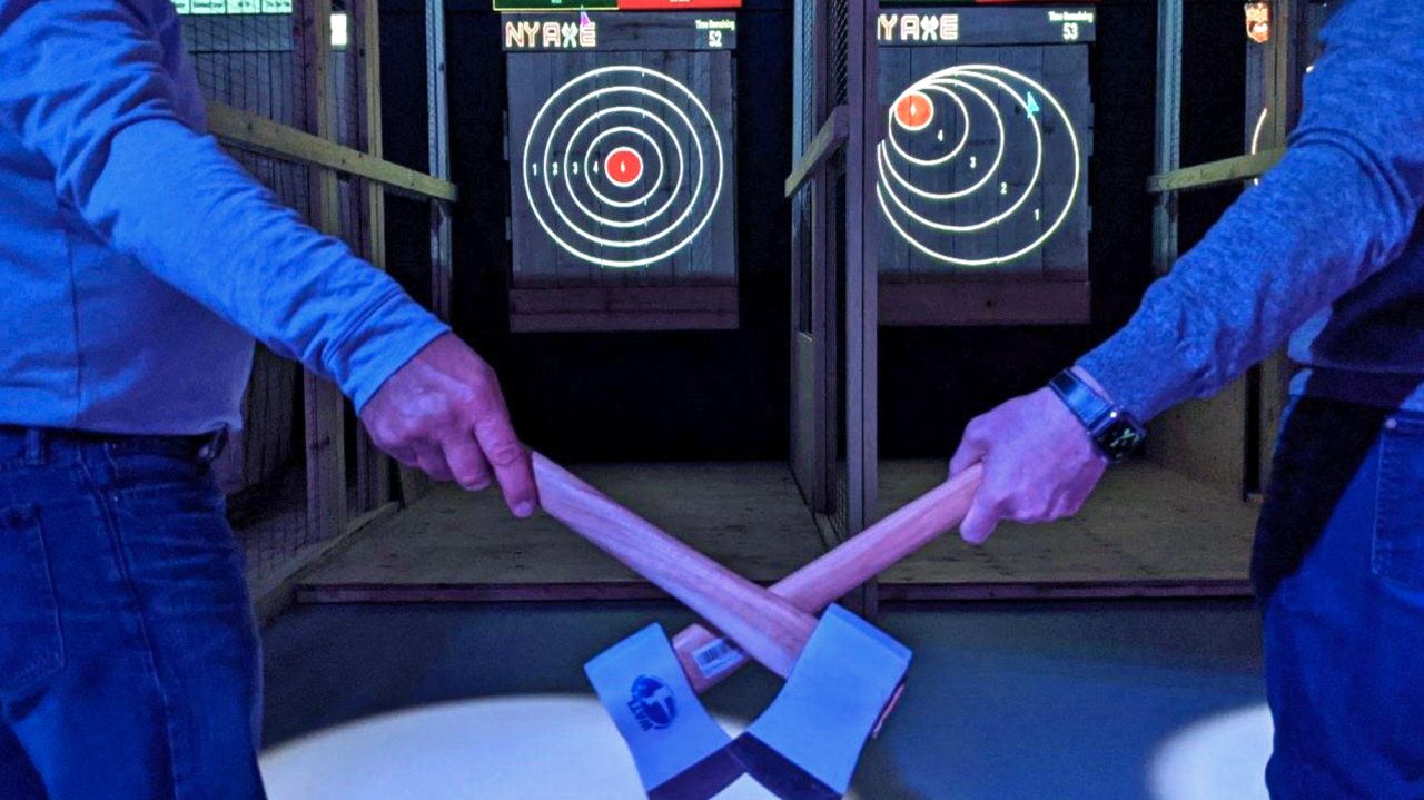 Axe-throwing range with digital targets opens in
Farmingdale  1