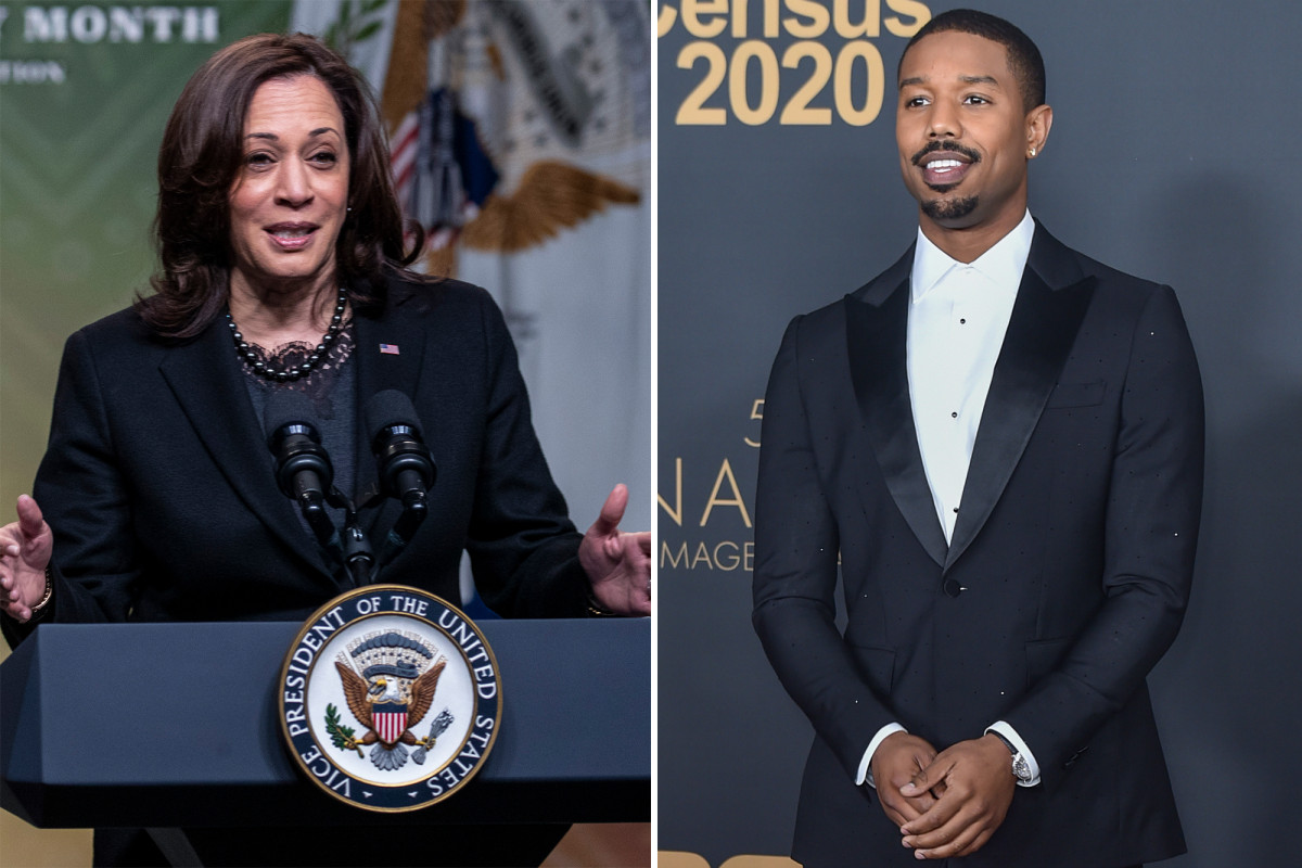 NBA All-Star game to open with chat between Michael B.
Jordan, Kamala Harris 1