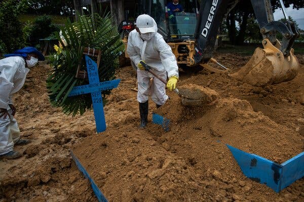 Coronavirus Variant Found in Brazil Can Cause Reinfection,
Study Shows 1