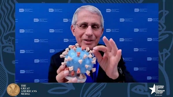 Fauci Is Giving His Coronavirus Model to the
Smithsonian 1